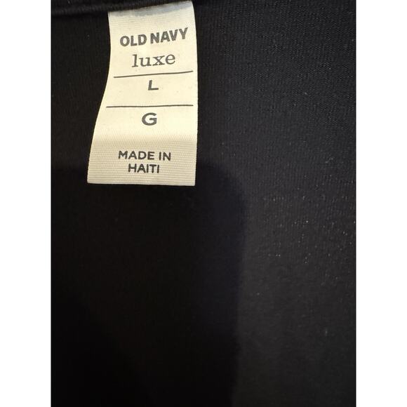 Old Navy Luxe Line T Shirt Women's Black V Neck Ultra Soft Minimalist Relaxed LG - Picture 4 of 9